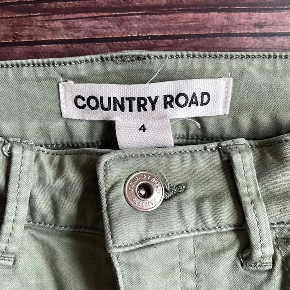 COUNTRY ROAD | Stretch khaki skinny leg trousers - Picture 4 of 10